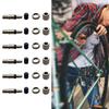 6Pcs Bike Replacement Cores Valves Stem Replacement Bike Removal Tool Valves Cores Bike Cores Valves Repair Tool Set