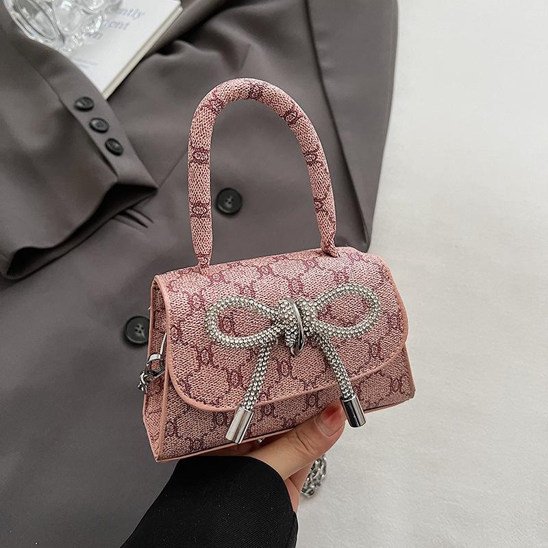 Exquisite mini trendy portable small square bag women's summer new fashion chain shoulder messenger bag