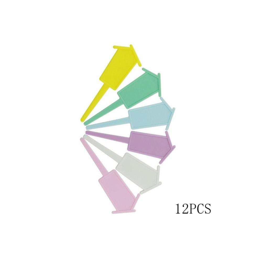 10/12PCS Sunproof Plant Label Tag Waterproof Stake Tags Plug in Card Markers Label  Gardening