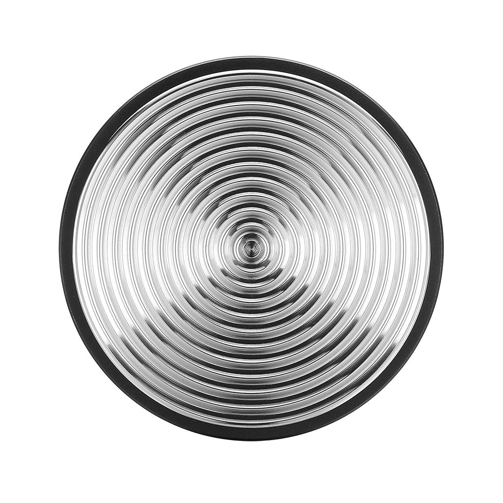 Normcore 58.5mm Espresso Coffee Tamper V4 - Spring-Loaded Tamper with Stainless Steel Ripple Base - 15lb  25lb  30lb Replacement Spring - Anodized