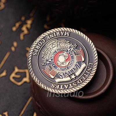 Commemorative Medal, Demon Dog, Military, Metal Badge, Creative Ornament, Handicraft, Collectible, Christmas Gift, Stocking Stuffers