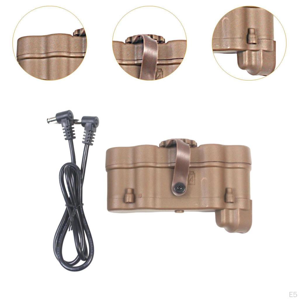 Helmet Battery Box Model Night Visions Device Accessory for Role Playing Gift