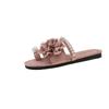 Fashion Beautiful Flower Toe Sandals and Slippers for Women in Summer 2025 New Style with Skirt Soft-soled Beach Flat Shoes