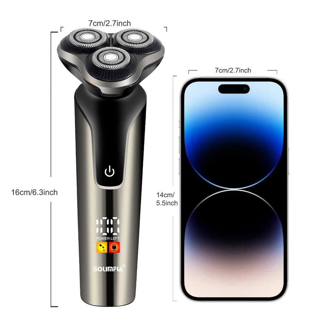 3D Shavers Electric Razor for Men Cordless Shaver Rechargeable Mans Shavers Razor for Home Use
