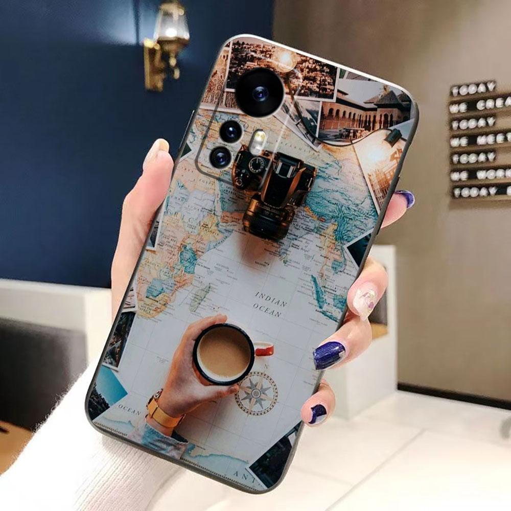 Travel Plane Airplane Cover Phone Case For Xiaomi 15 15T 14 14T 13 12T 11 11T POCO F8 F7 F6 F5 X7 X5 M6 M7 PRO Ultra DIY Case