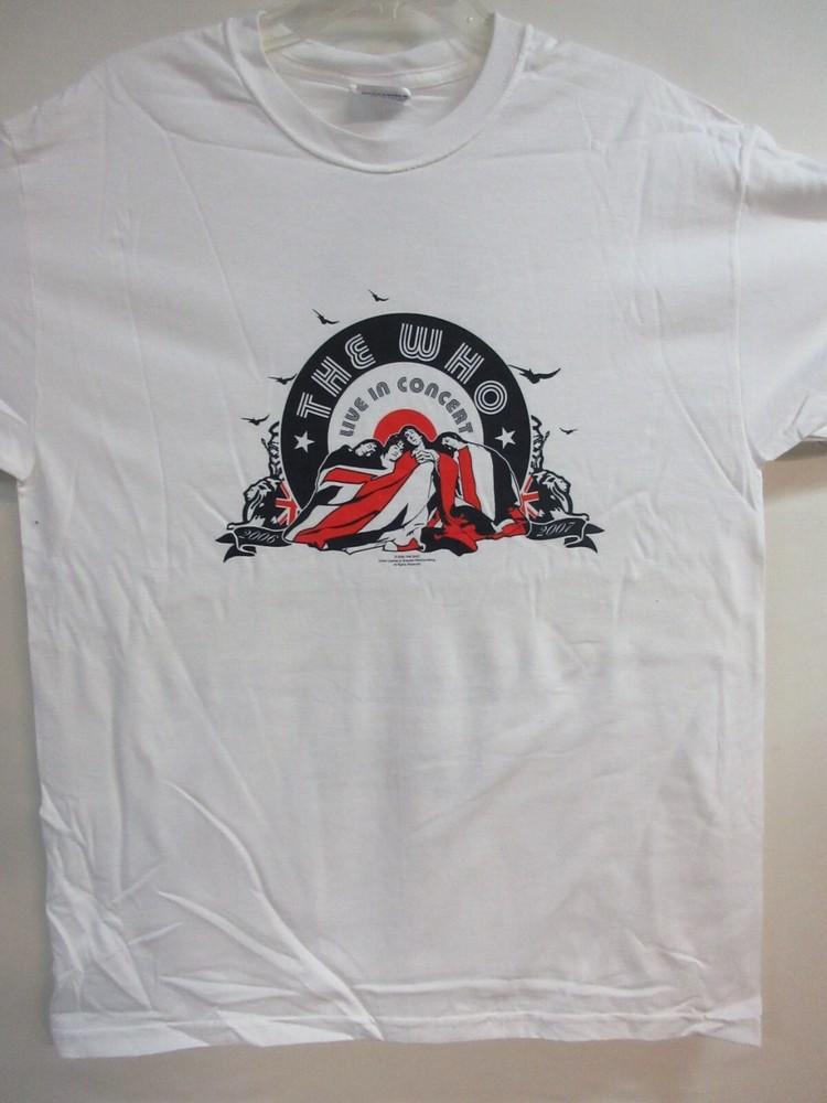THE WHO OFFICIAL MERCH 2006 TOUR BAND CONCERT MUSIC  LARGE Unisex T-Shirt XL