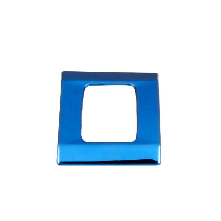 For BMW X3 G01 X4 G02 2018- Blue Steel Emergency Light Switch Cover Decor 1X
