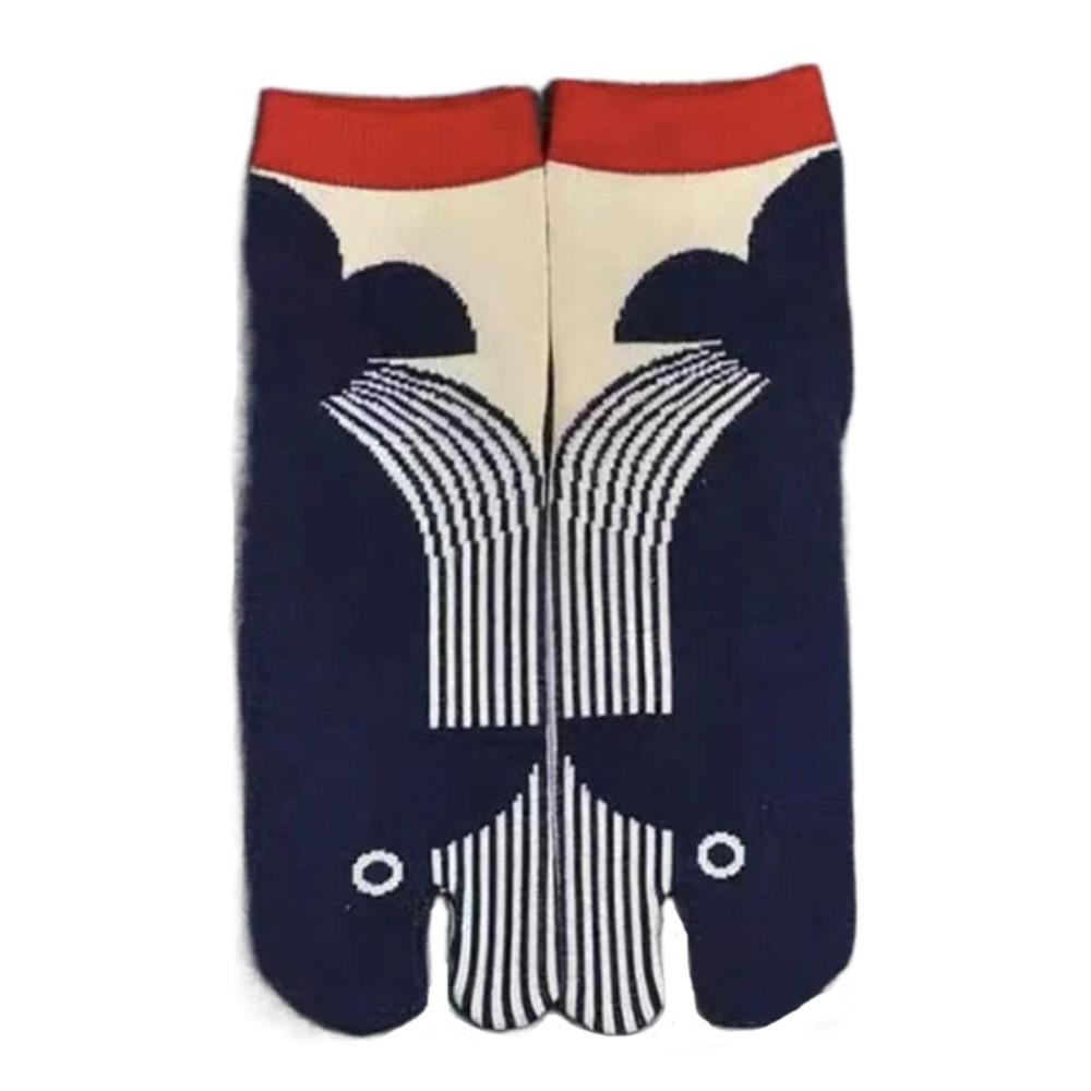 Wal Zehensocken Tiefseetiere Zehen Mittelwaden Socken Bequem Lustig Fisch Kniestrümpfe Geschenk