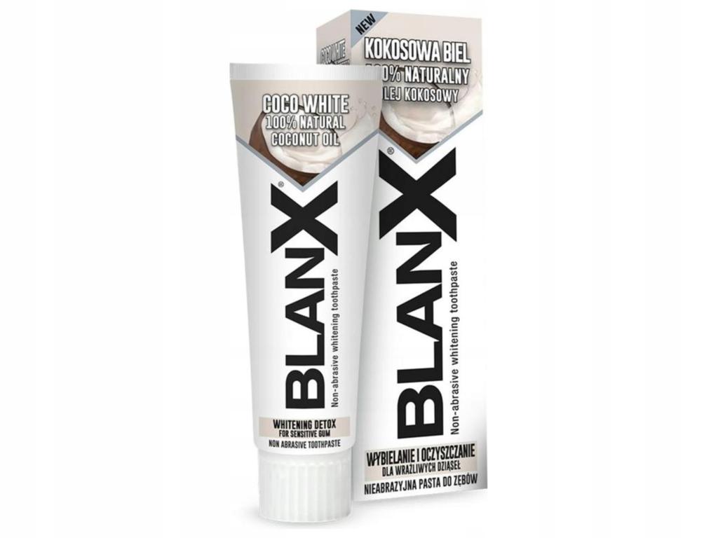 Blanx white detox coconut wybielająca pasta zębów olejkiem kokosowym 75ml