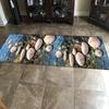 1Pcs Pebble Print  Soft Kitchen Rug Anti-Fatigue Kitchen Rug Waterproof Non-Slip Rugs Set Runner Rug Bedside Rug Absorbent Carpet For Kitchen