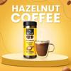Bevzilla 200 Gram Hazelnut Flavoured Instant Coffee Powder Jar|Make 100 Cups|Arabica Beans|Best for Espresso, Latte & Cappucino