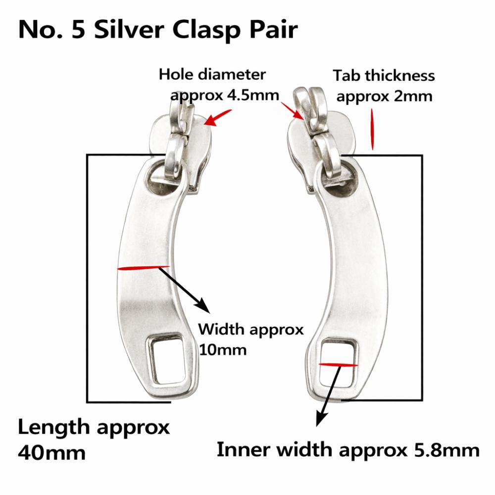 

Bag Zipper Replacement #5 #8 #10 Zipper Slider Large Size Replacement Zipper Pull with Holes Bag Zipper Password Bag Use