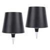 2pcs Cordless RGB Bottle Lamp Stylish Minimalist Embedded Touch Control Rechargeable Wine Bottle