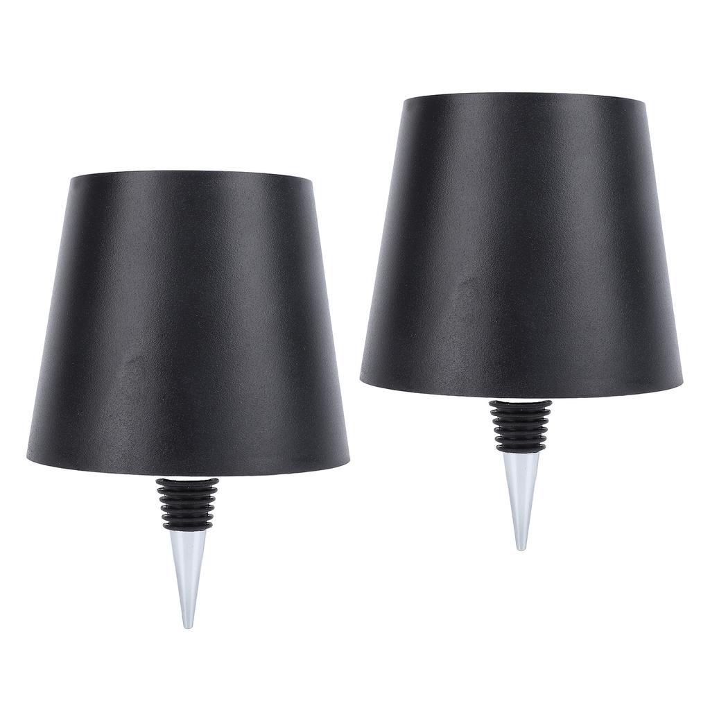 2pcs Cordless RGB Bottle Lamp Stylish Minimalist Embedded Touch Control Rechargeable Wine Bottle