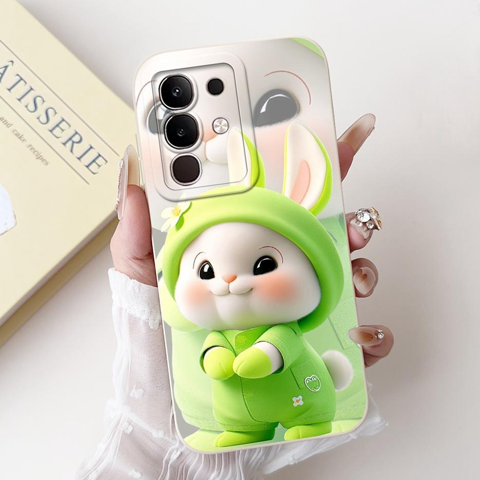 For Vivo Y29 4G 5G Case Fashion Rabbit Cartoon Cover Shockproof Phone Case For Vivo Y29s Y 29 S VivoY29 5G V2420 Soft TPU Fundas