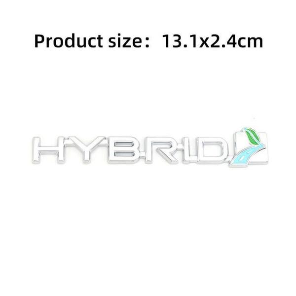 Car Sticker Emblem Auto Badge Decal for Hybrid Synergy Drive Letter Prius Camry Rav4 Crown Auris Honda Focus Toyota Styling