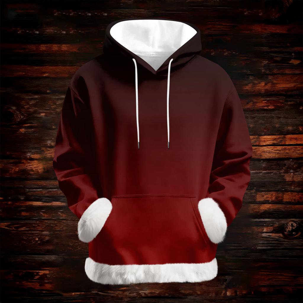 Damen Casual Mode Print Langarm Kapuzenpullover Top