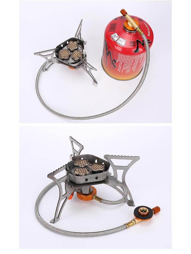Outdoor Windproof Portable Camping Stove - High Mountain Fire Split Gas Burner