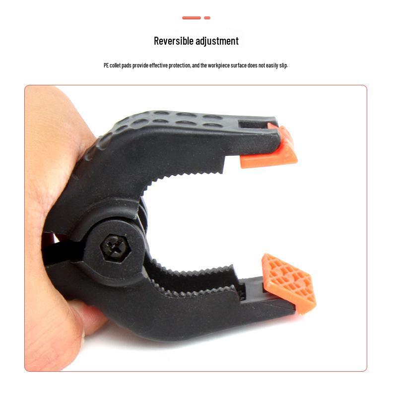 Nylon Woodworking Spring Clamp - A-Type, 2" & 4" Plastic Background Fixing Clips