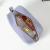 Makeup Bag Solid Color Large Capacity Zipper Closure Cosmetic Pouch Skin Care Product Travel Storage Pouch