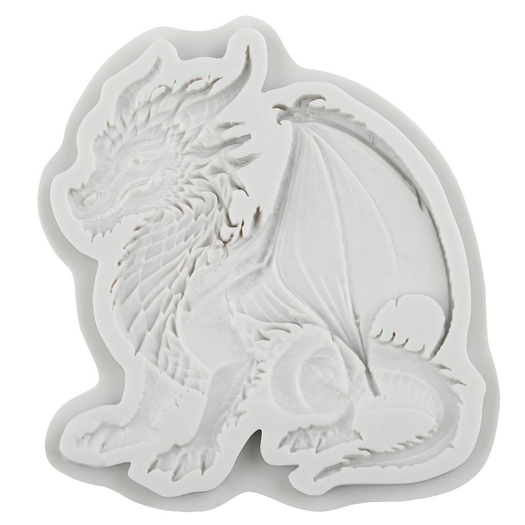 Drachen Silikonformen Drachen Fondantform Kuchen Dekorationswerkzeuge Cupcake Topper Süßigkeiten Schokolade Gumpaste Form