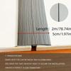 1PC 2M/78.74in Durable Carpet To Tile Floor Transition Strip Self Adhesive T-Molding Edging Trim Strip Laminate PVC Threshold Co