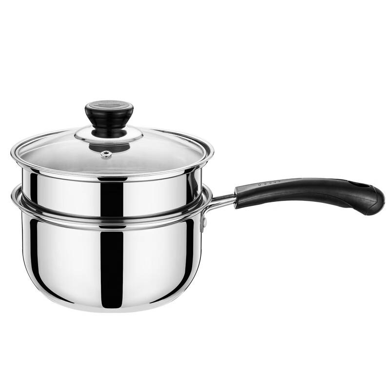 18cm Stainless Steel Baby Food Steamer Pot