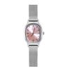 Vintage Oval Dial Quartz Watch Women Minimalist Luxury Small Wristwatch Casual Elegant Dress Clock