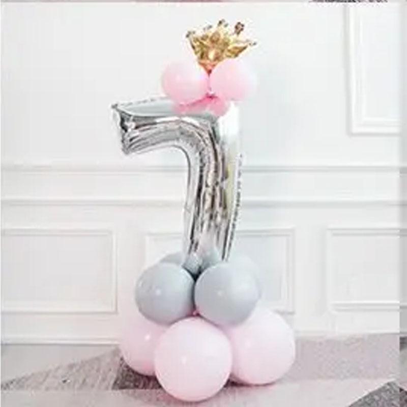 Złote Balony z Cyframi na Urodziny i Imprezy