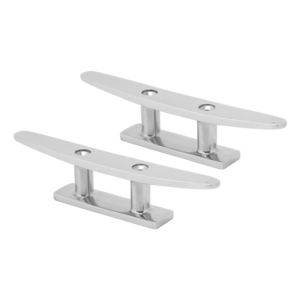 2 Stück Bootsklampe offene Basis 5 Zoll Universelle Passform für Wasserfahrzeug Boot Yacht Kajak Jet Ski Docks Decks