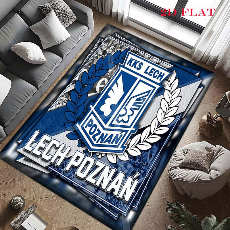 KKS Lech Poznań Carpet Rug for Living Room Bedroom Home Sofa Decoration,Kids play Nonslip Floor Mat