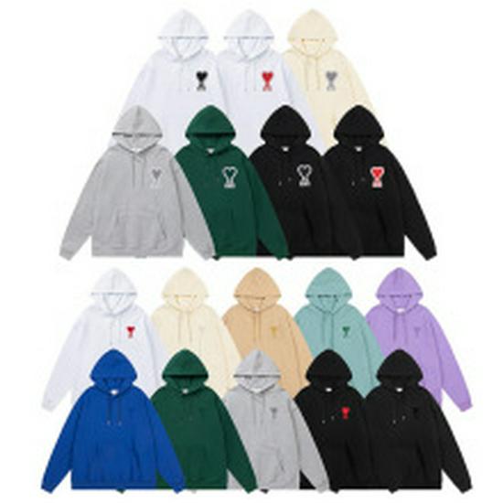 Sudadera con capucha informal holgada de algodón puro estilo callejero americano unisex CP