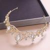 Bride's Headband Crown Birthday and Wedding Accessories Headwear  Hair Buckle Crown Hair Band