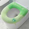 Toilet Seat Cover 1Pcs Soft Warmer Cushioned Pad Thickened Washable Bathroom Mat for Winter Comfort