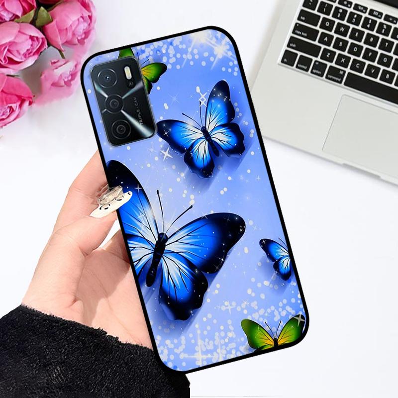 For Oppo A16 A16s 4G Case CPH2269 CPH2271 Fashion Cartoon Shockproof Soft Silicone Phone Cover For OPPO A16s A 16 Coque Bumper