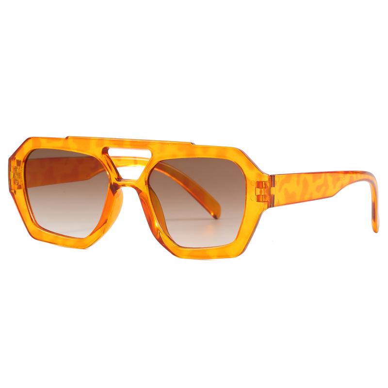 Retro Anti-UV Square Sunglasses: Trendy Korean Style with a Slimming, Fashionable Design