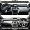 Anti-UV Suede Leather Dashmat Black/Brown Dashboard Cover Sun Shade Carpet Non-slip Pad for Mercedes Benz GLA X156 AMG 2014-