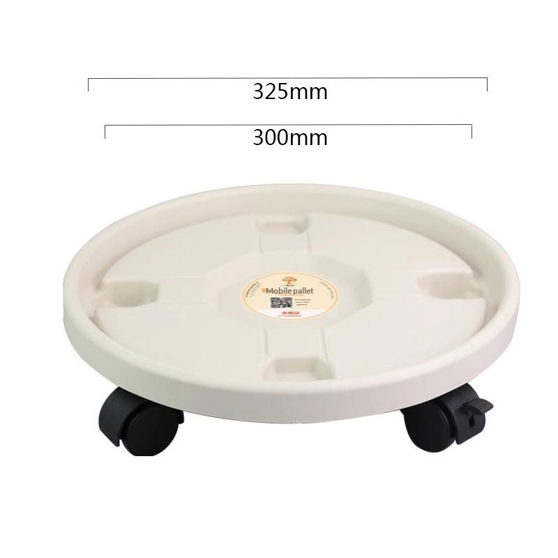 Universele Bloempot Wielen Ronde Plastic Schotel Zware Bloempot Rek Plant Verplaatsbare Rollende Potplant Standaard Met Wielen