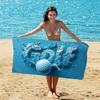 Retro Sonnenuntergang Palme Strandtuch Polyester Schnelltrocknend Badetücher Sommerurlaub Schwimmbad Sanddicht Decke Reise Matte