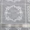 Quten Silk Embroidered Hollow Fabric, Retro Milk Silk Embroidered Fabric, Embroidered French Plaid Clothing Fabric