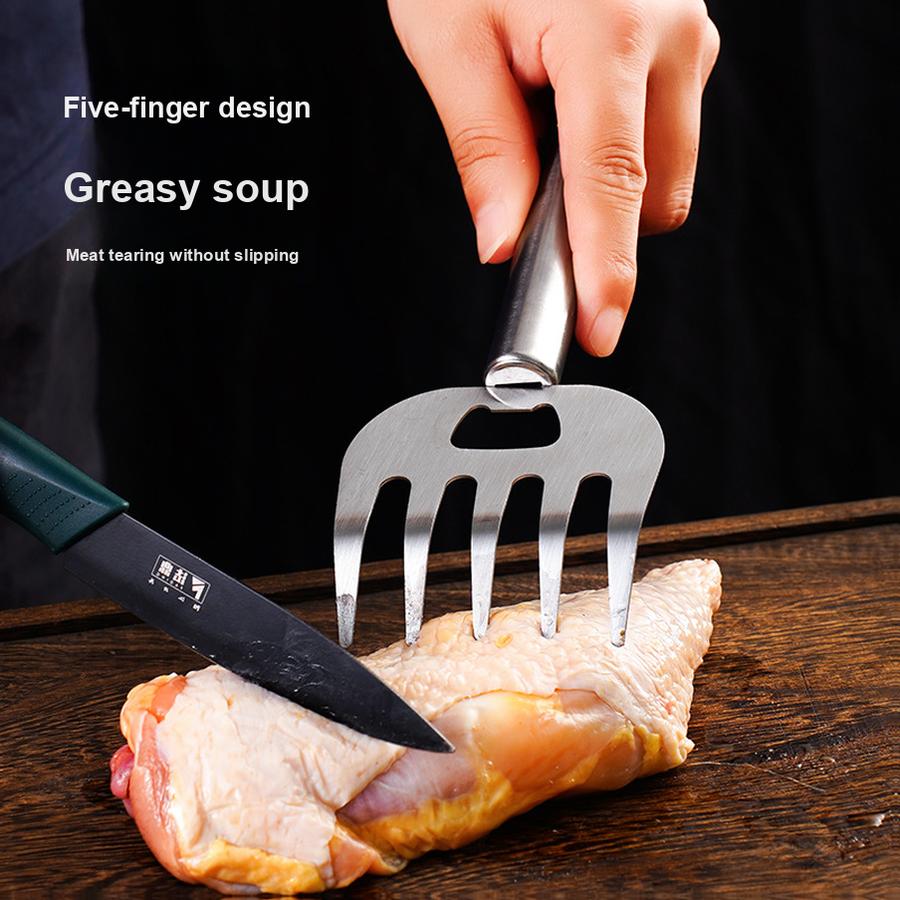 5 pcs Multifunctional Bear Claw Meat Shredder Meat Claw Chicken Beef Pork Shredding Fork for BBQ Kitchen Food Cutter