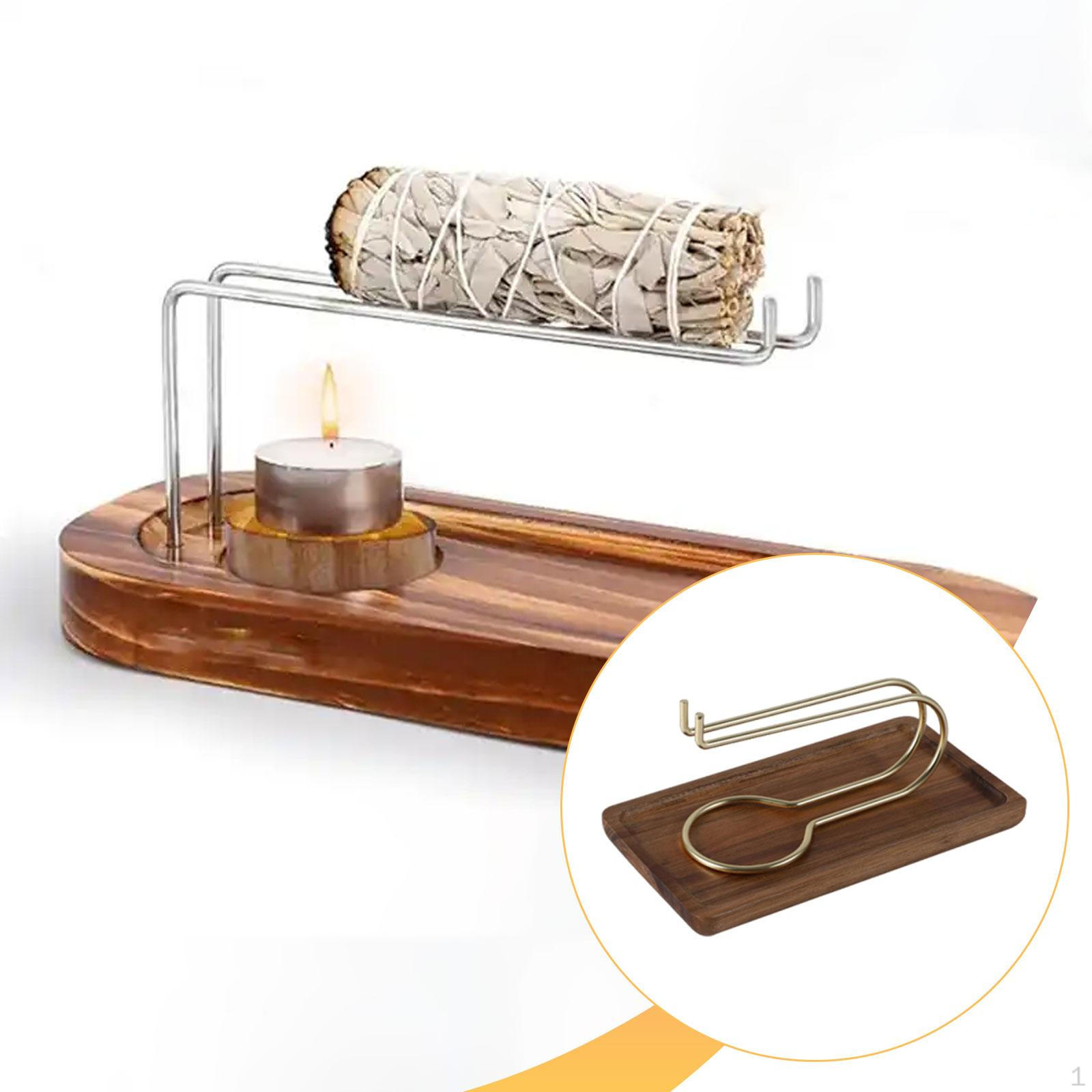 

Burner Holder Candle Stand, Home Furnace Sticks Holders for Desktop, Fireplace, Dining Room золотий