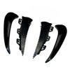 Rear Bumper Trim Lip Spoiler Stickers Fender Canards Black for Mercedes Benz GLA Class GLA200 260 H247 GLA35 AMG