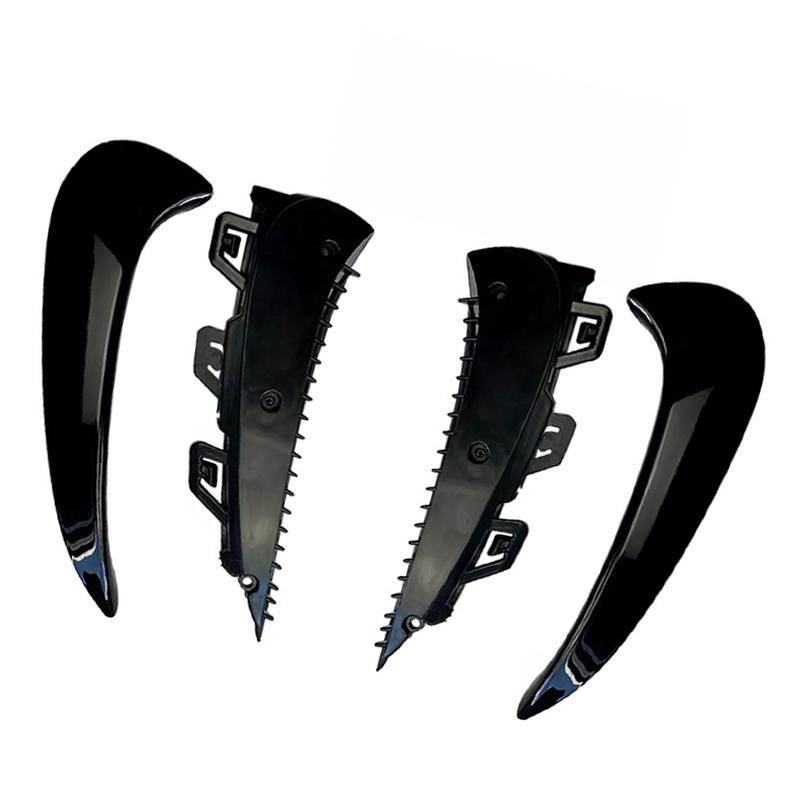Rear Bumper Trim Lip Spoiler Stickers Fender Canards Black for Mercedes Benz GLA Class GLA200 260 H247 GLA35 AMG