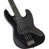 Fender/Made in Japan Limited Hybrid II Jazz Bass Noir Rosewood Fingerboard Black