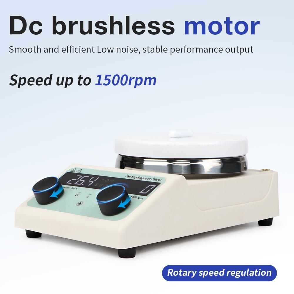 EU Plug Heating Magnetic Stirrer With Heating Stirrer Laboratory Thermostatic Digital Display Magnetic Mixer Hot Plate