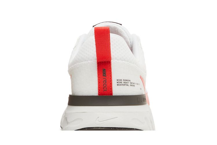 Nike React Infinity Run Flyknit 3 White Light Crimson Men's Sneakers