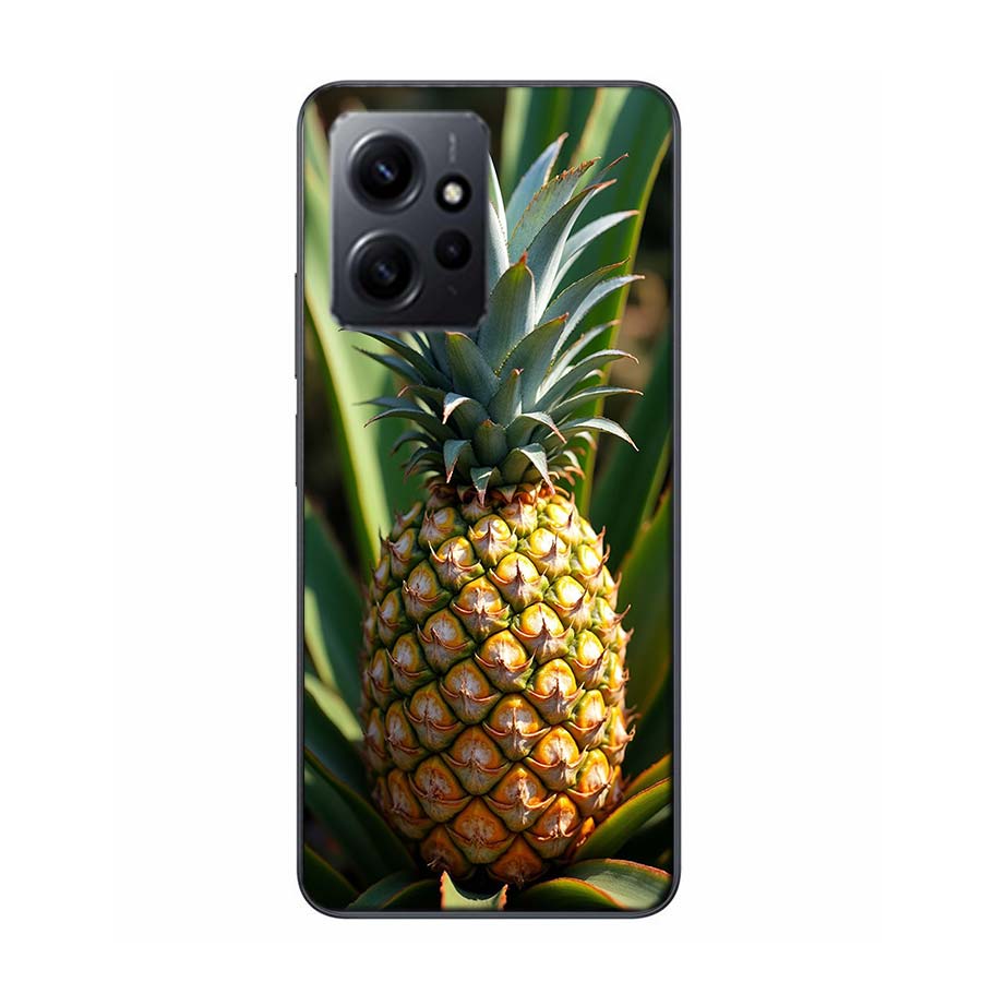 Harvest Pineapple Phone Case For Redmi Note 14 15 Pro 5G 13 12 Pro Plus 11 11T 11E 11S 10 Pro 10S 9 9S Cover Cell Clear TPU Capa