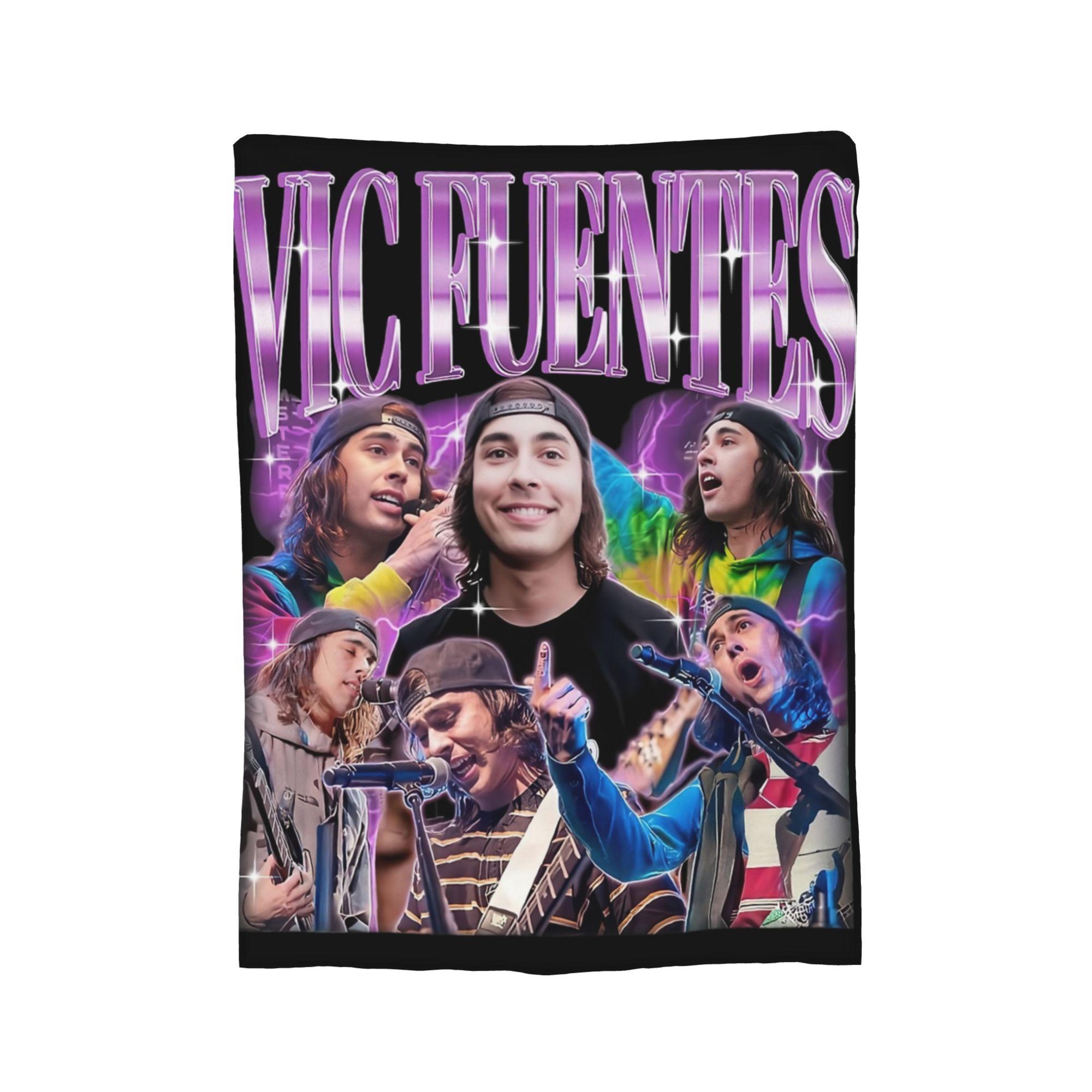 

Vic Fuentes Vintage 90s Blankets Flannel Spring/Autumn Multifunction Lightweight Throw Blankets for Sofa Outdoor Quilt 75x90cm