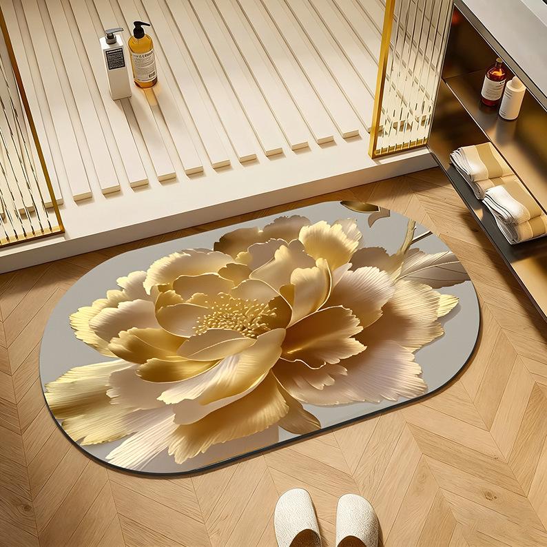 Neue Diatomeen-Schlamm Badezimmer Anti-Rutsch Saugmatte